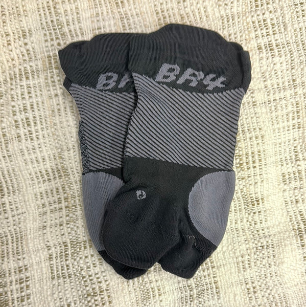 Bunion Relief No Show Sock Black